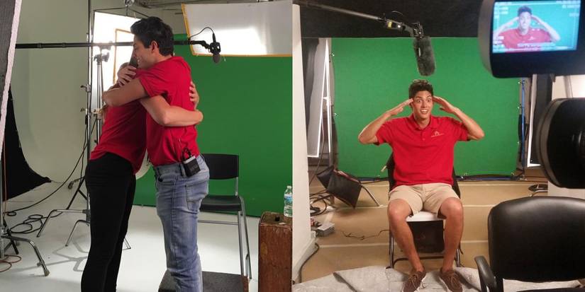 A split image of Danny Zureikat from Below Deck on Bravo