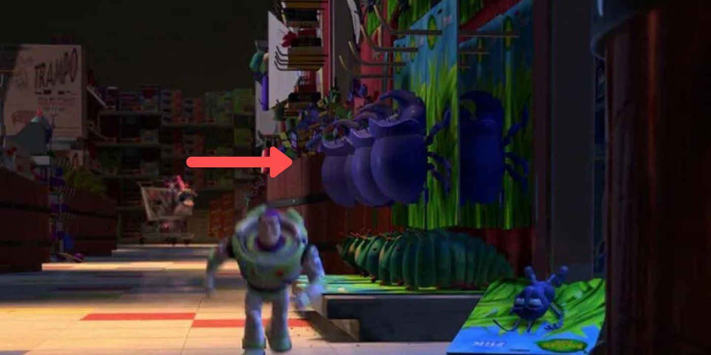 A toy from Dim shown in Al's Toy Barn in Toy Story