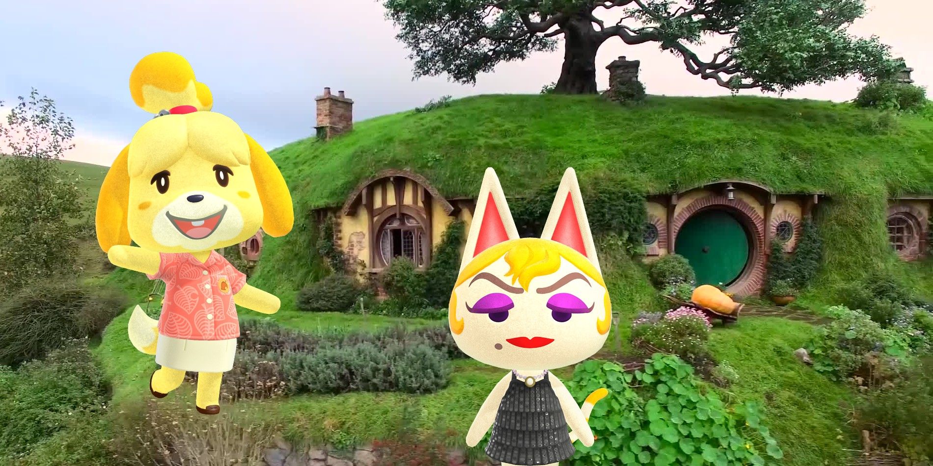It can be easy to make an Animal Crossing home into a Hobbit hole.