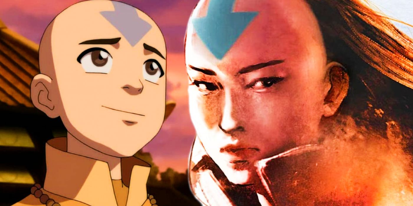 Aang and Yangchen in Avatar The Last Airbender and The Dawn Of Yangchen