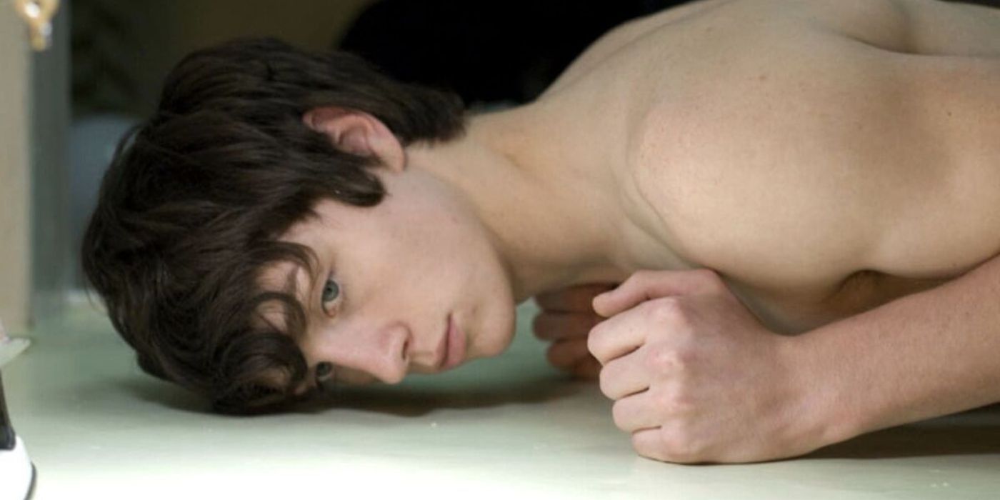 Danny lying on the floor in the 2008 film Dummy.