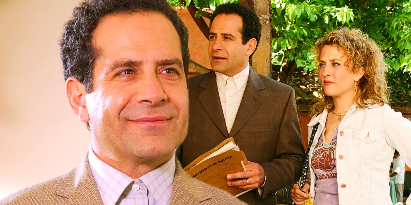 Adrian Monk and Sharona Fleming in Monk