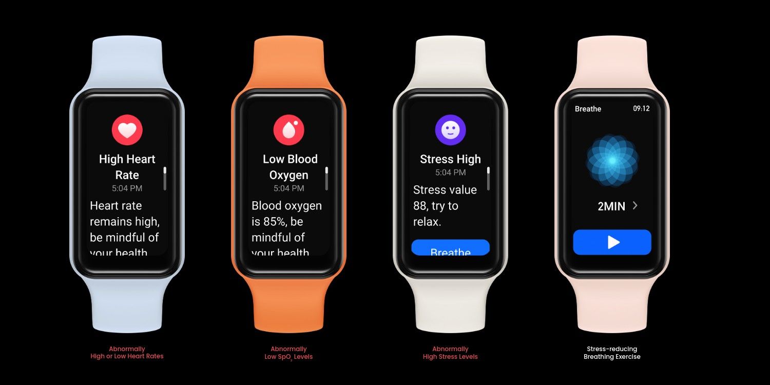 The Amazfit Band 7 has all-day tracking for heart, SpO2, and stress