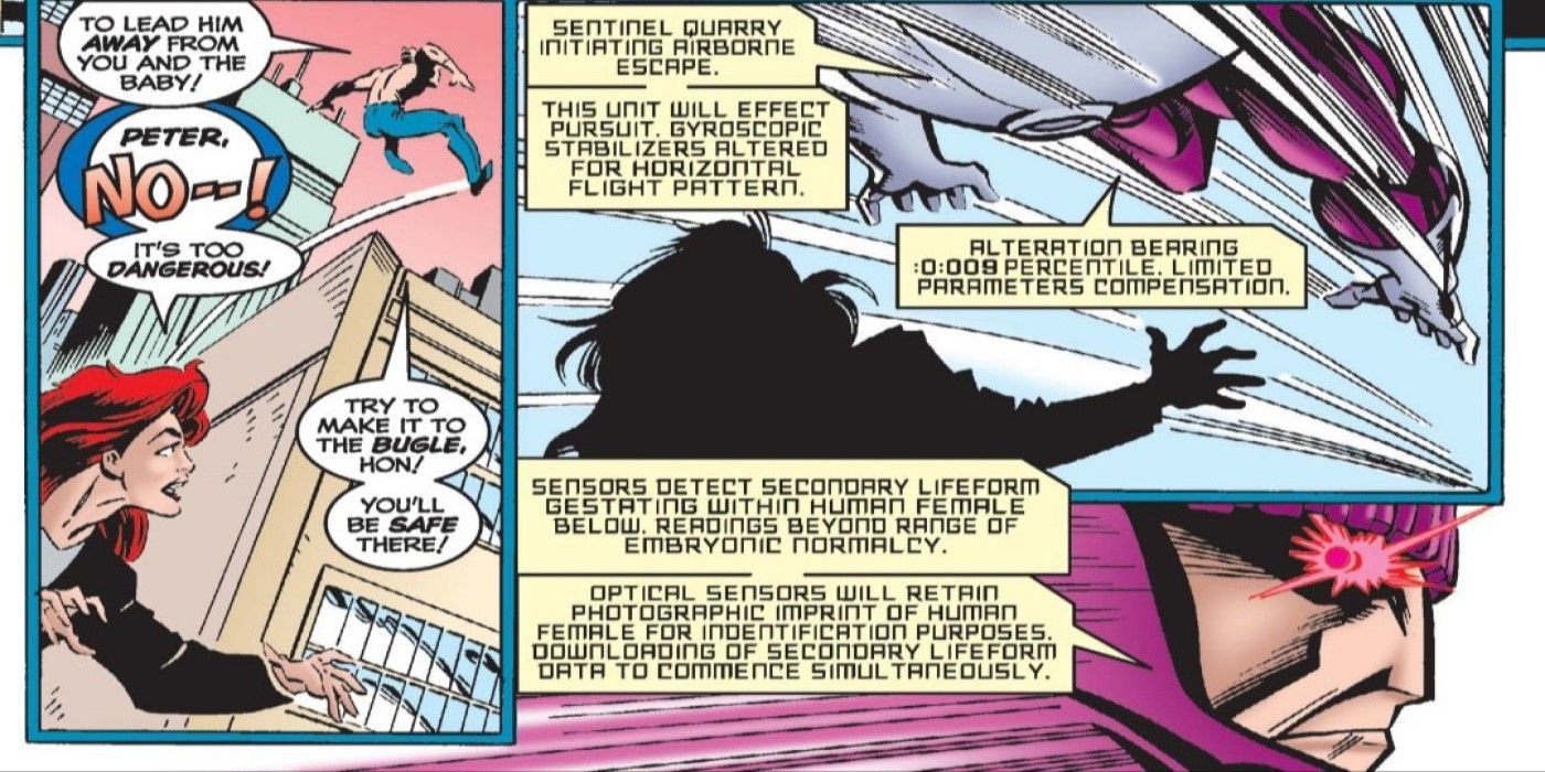 Amazing Spider Man Sentinel Scans Mary Jane Mayday