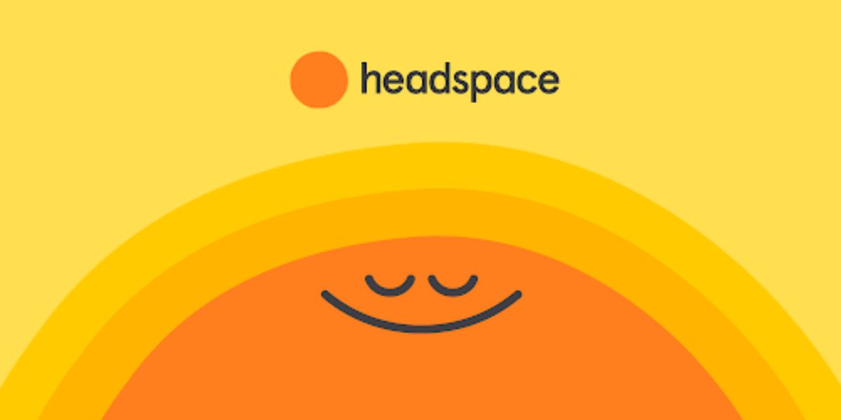 An image of a smiling sun on the Headspace app