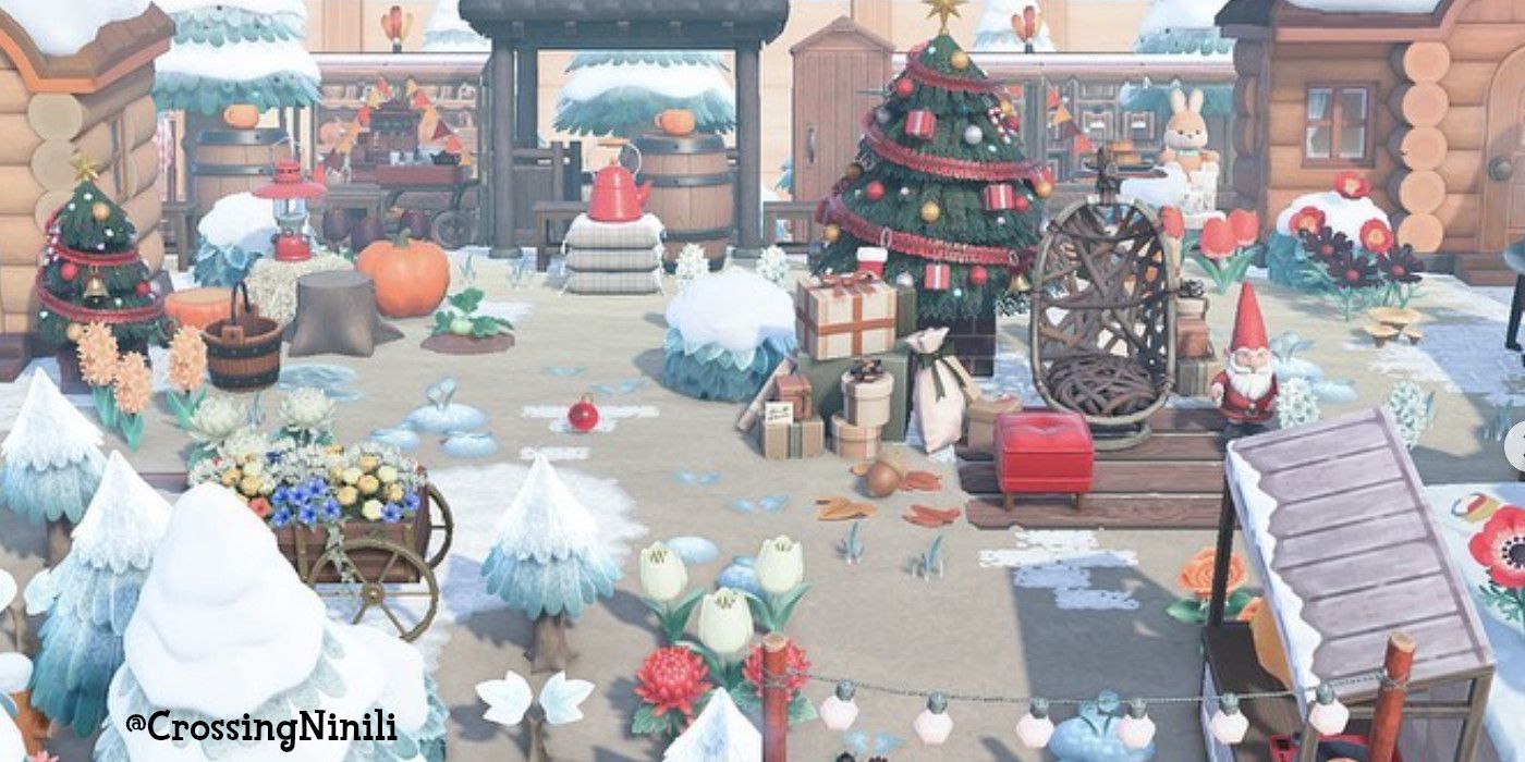 Animal Crossing Christmas Build