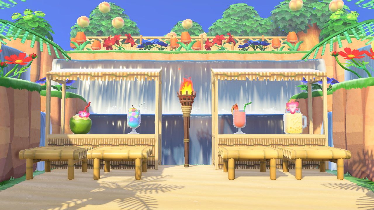 Animal Crossing Tropical Tiki Bar LJC Island