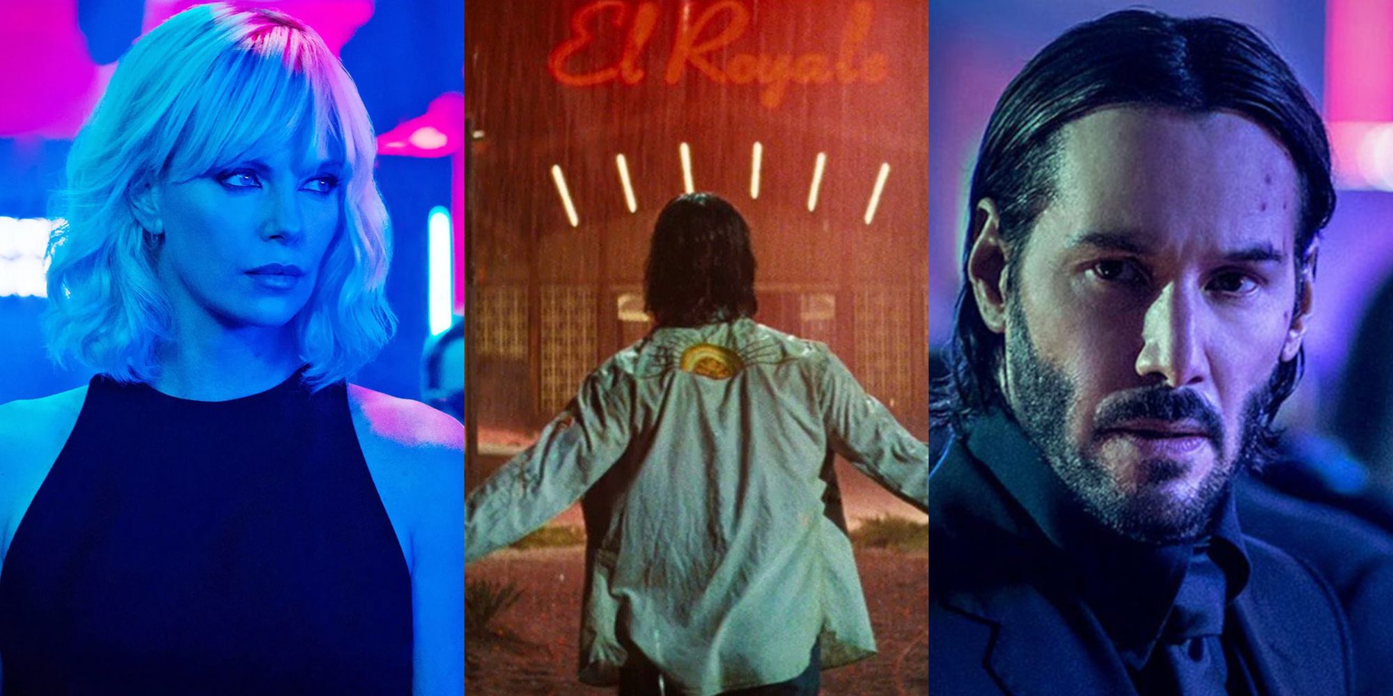 Atomic Blonde, Bad Times At The El Royale and John Wick