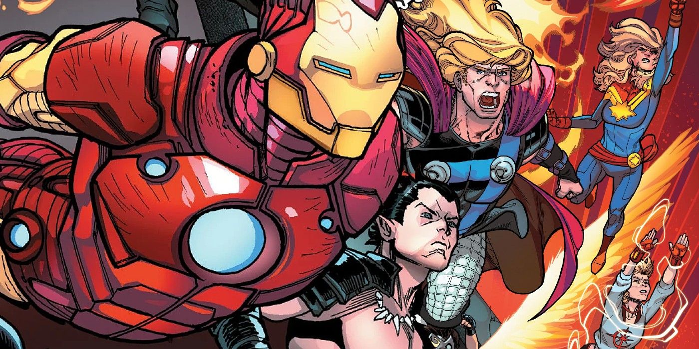 Avengers Iron Man Namor Thor Captain Marvel