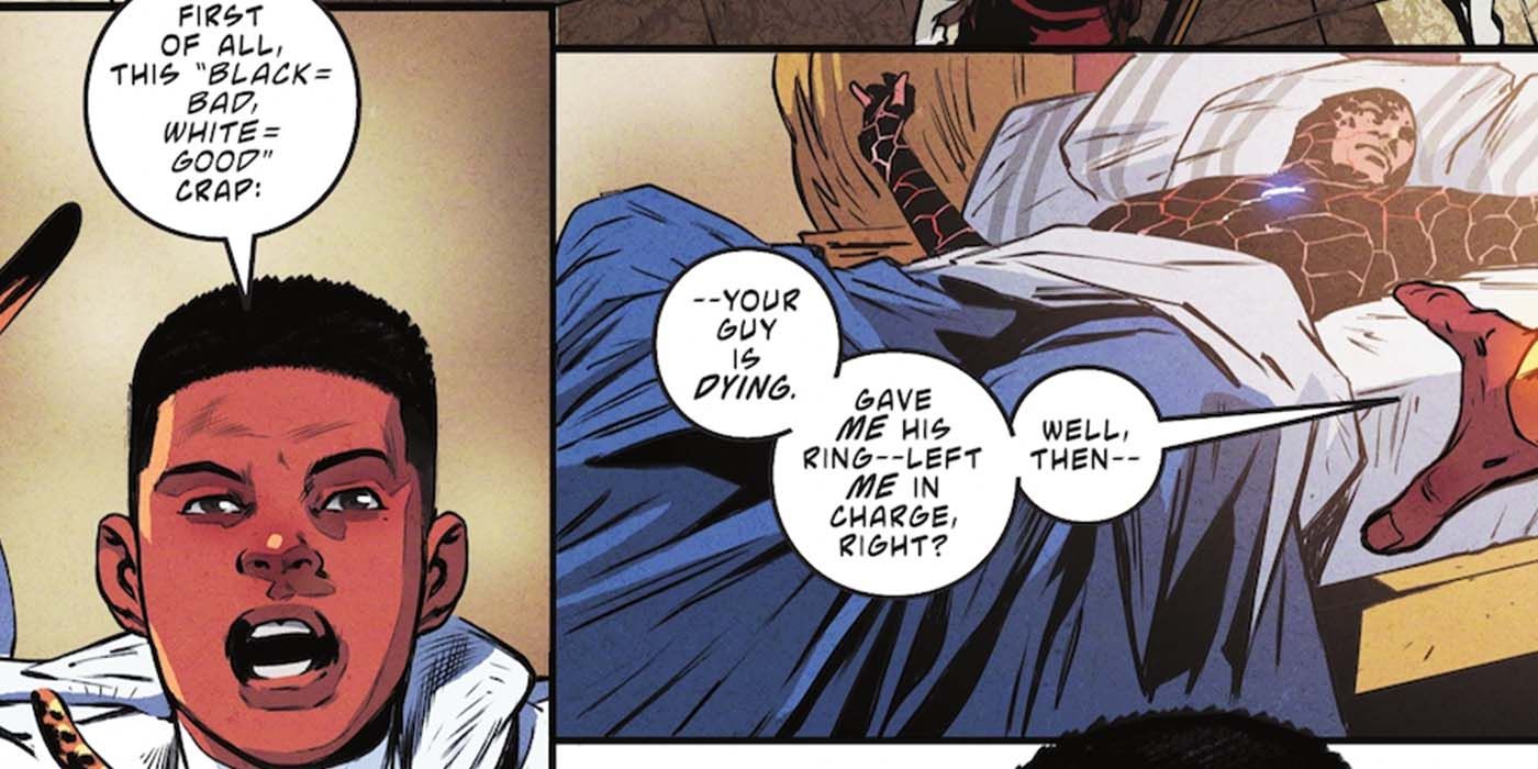 BLACK ADAM WHITE ADAM