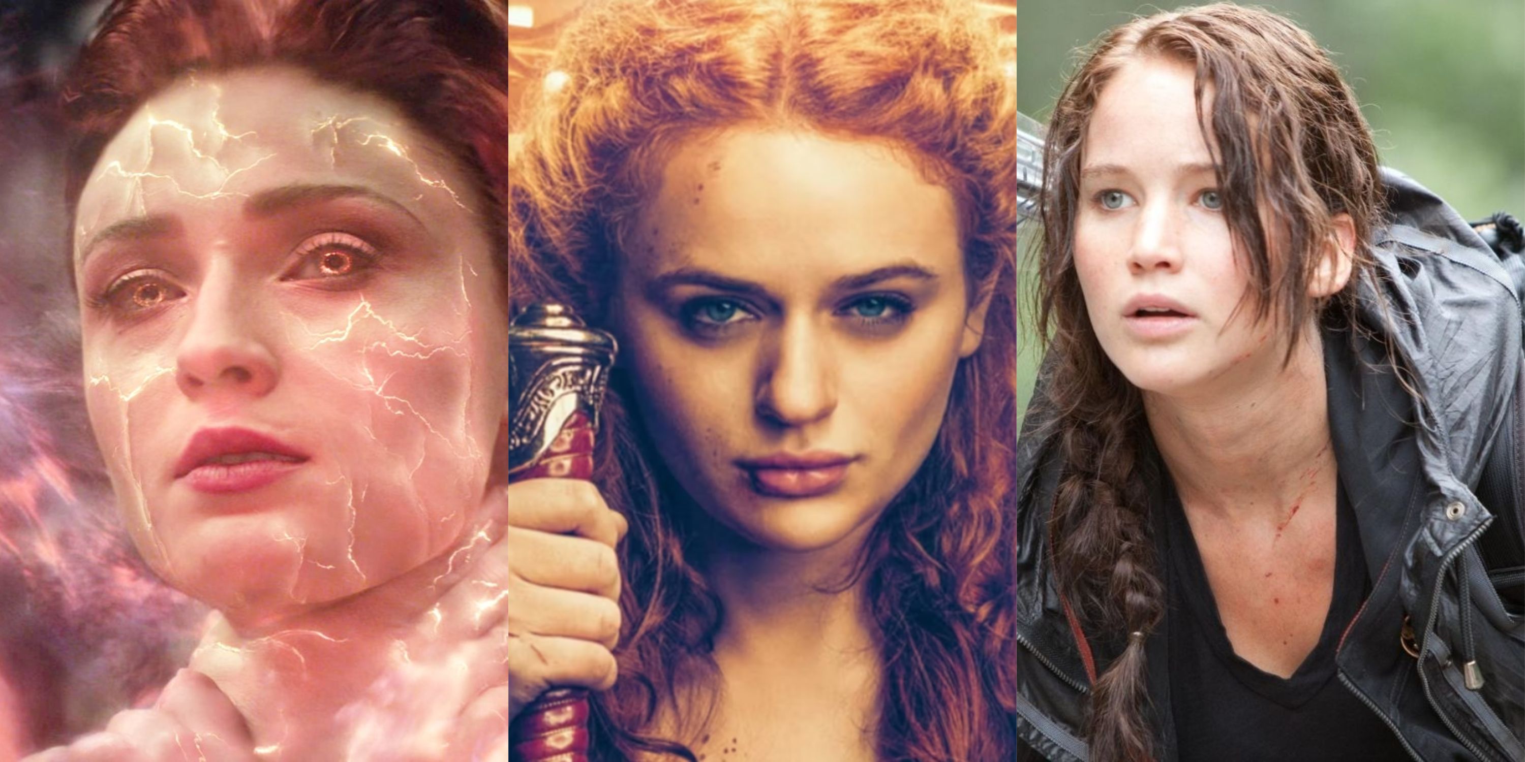 Clips from the movies Dark Phoenix, The Princess, and The Hunger Games.