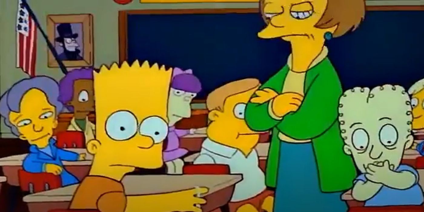 Bart breaks fish tank 