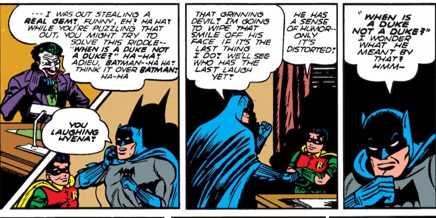 Batman&rsquo;s original &lsquo;Riddler&rsquo; wasn&rsquo;t the Riddler at all.