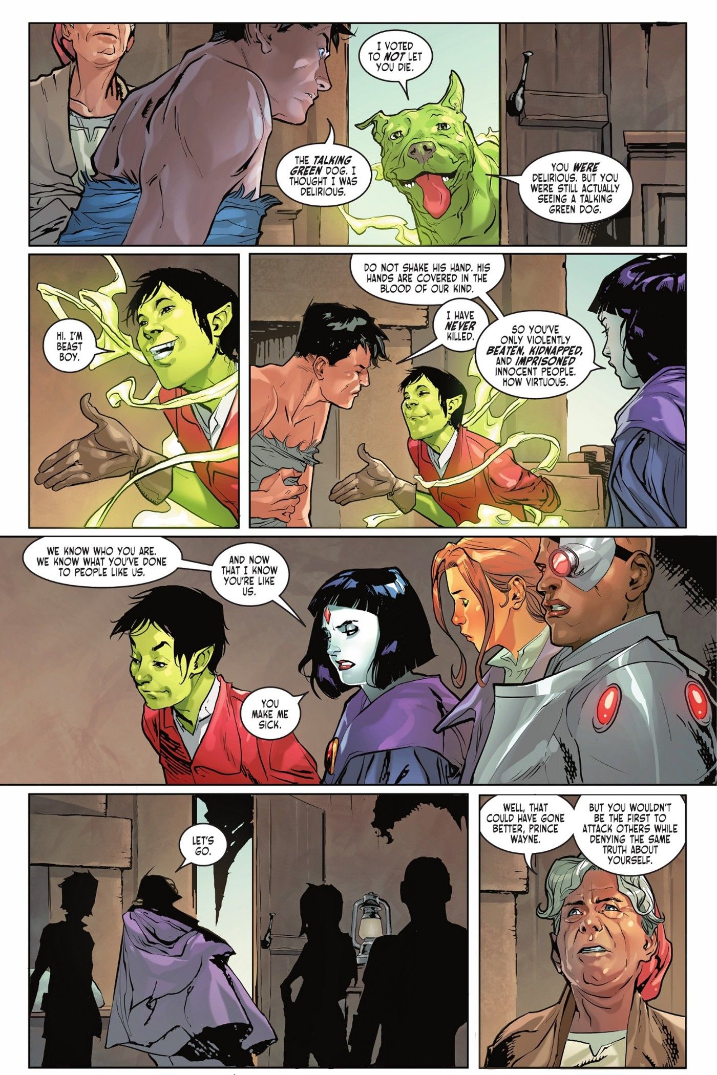 panels from Dark Knights of Steel #7