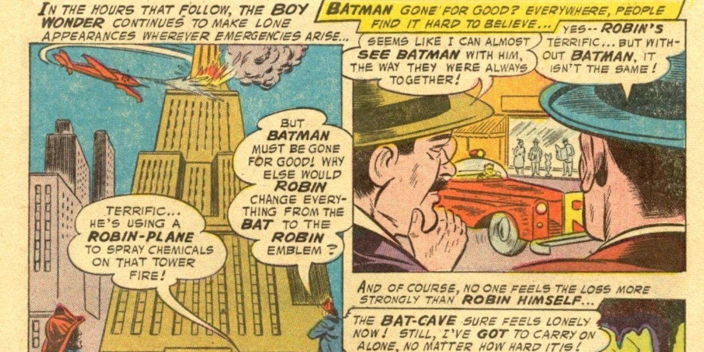 Batman doesn&rsquo;t want Robin to become Batman.