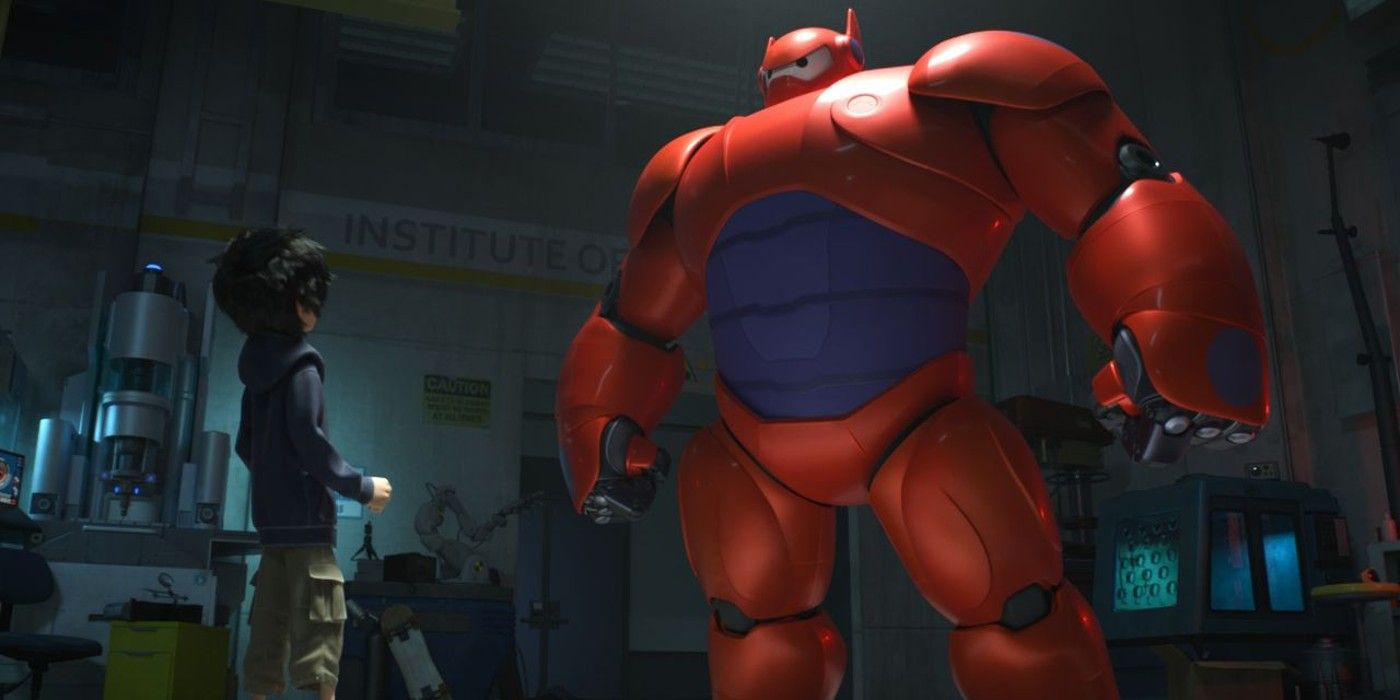 Baymax in his armor in Big Hero 6