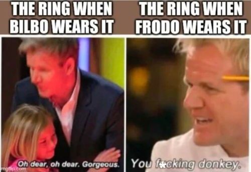 Bilbo Frodo Ring Meme