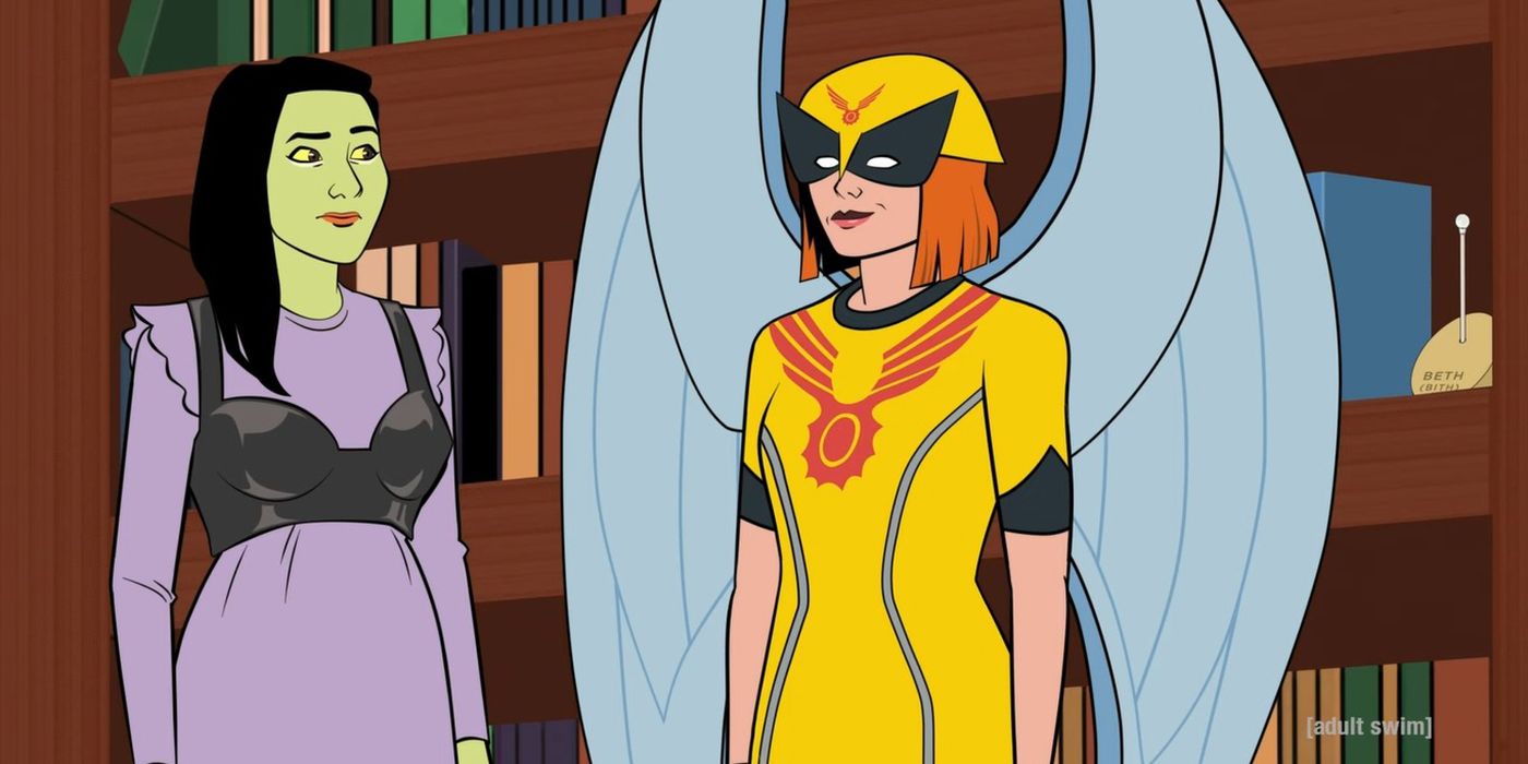 Birdgirl and Meredith