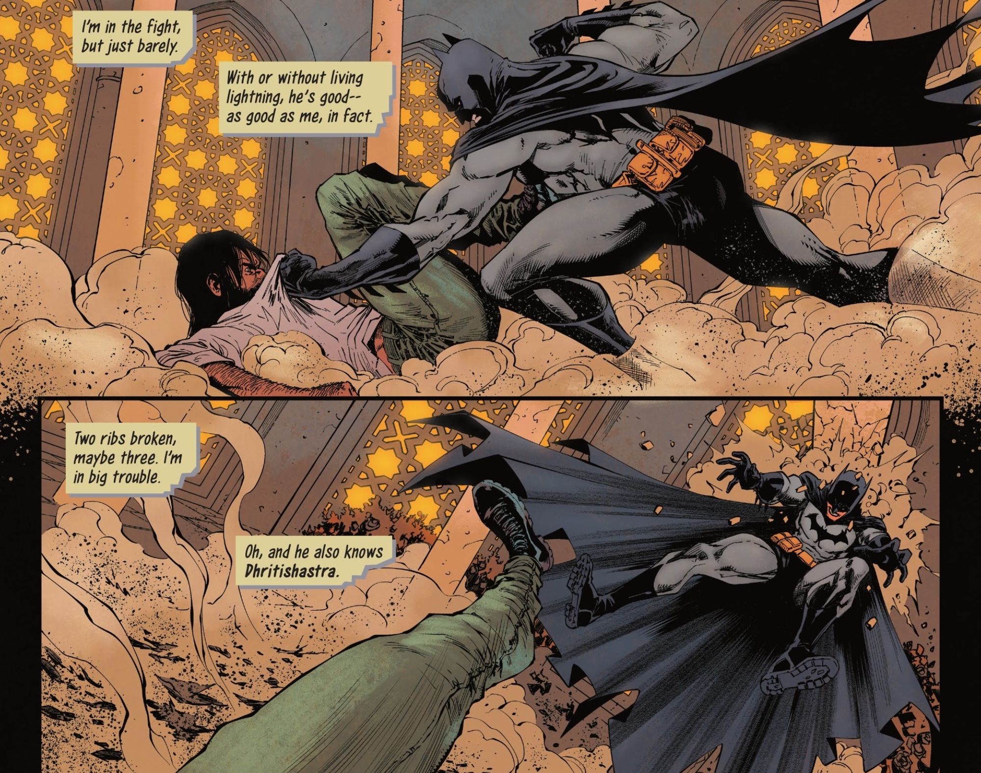 Black Adam Fights Batman In Urban Legend #17