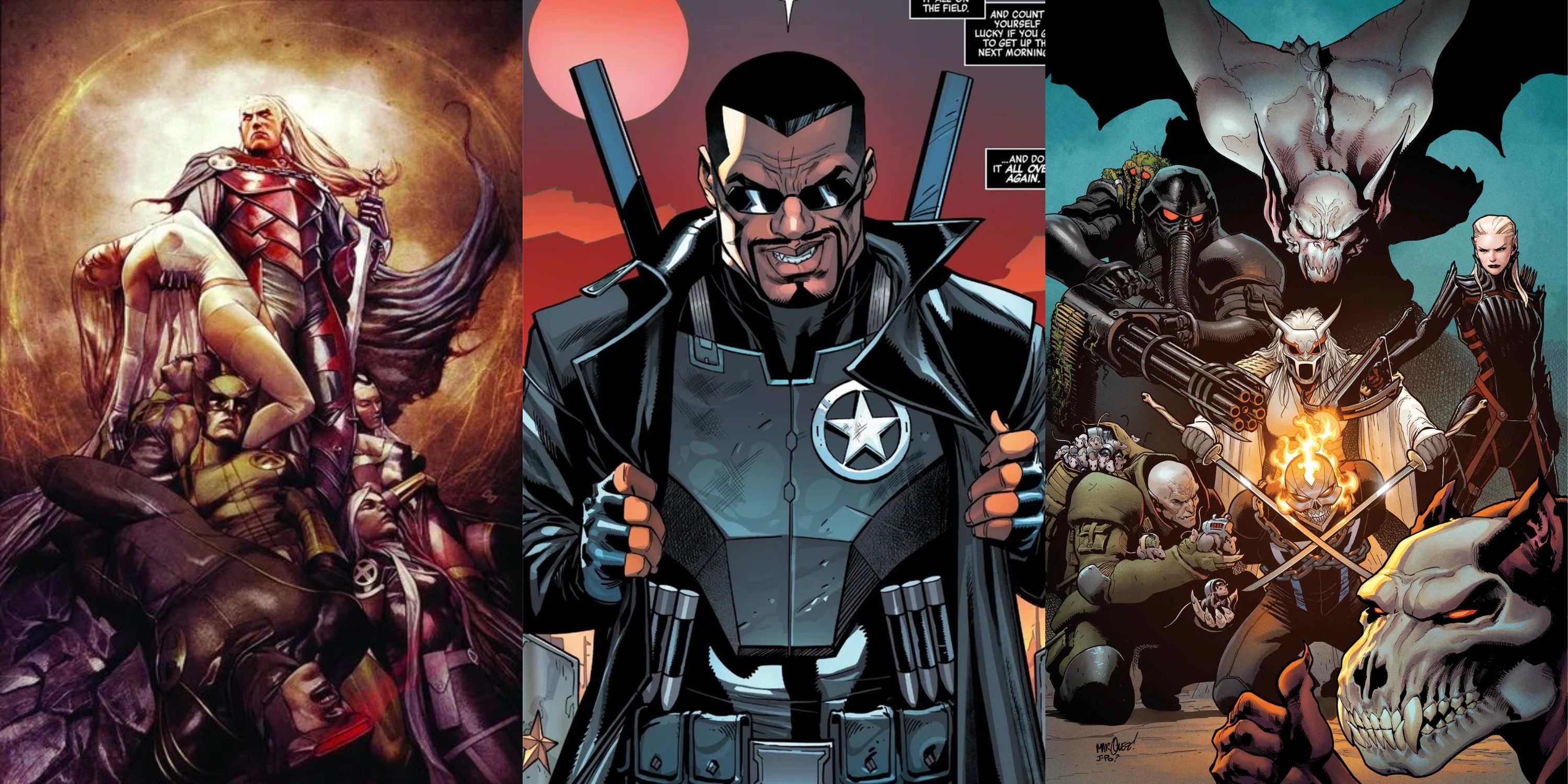 Different Blade villains in Marvel comics