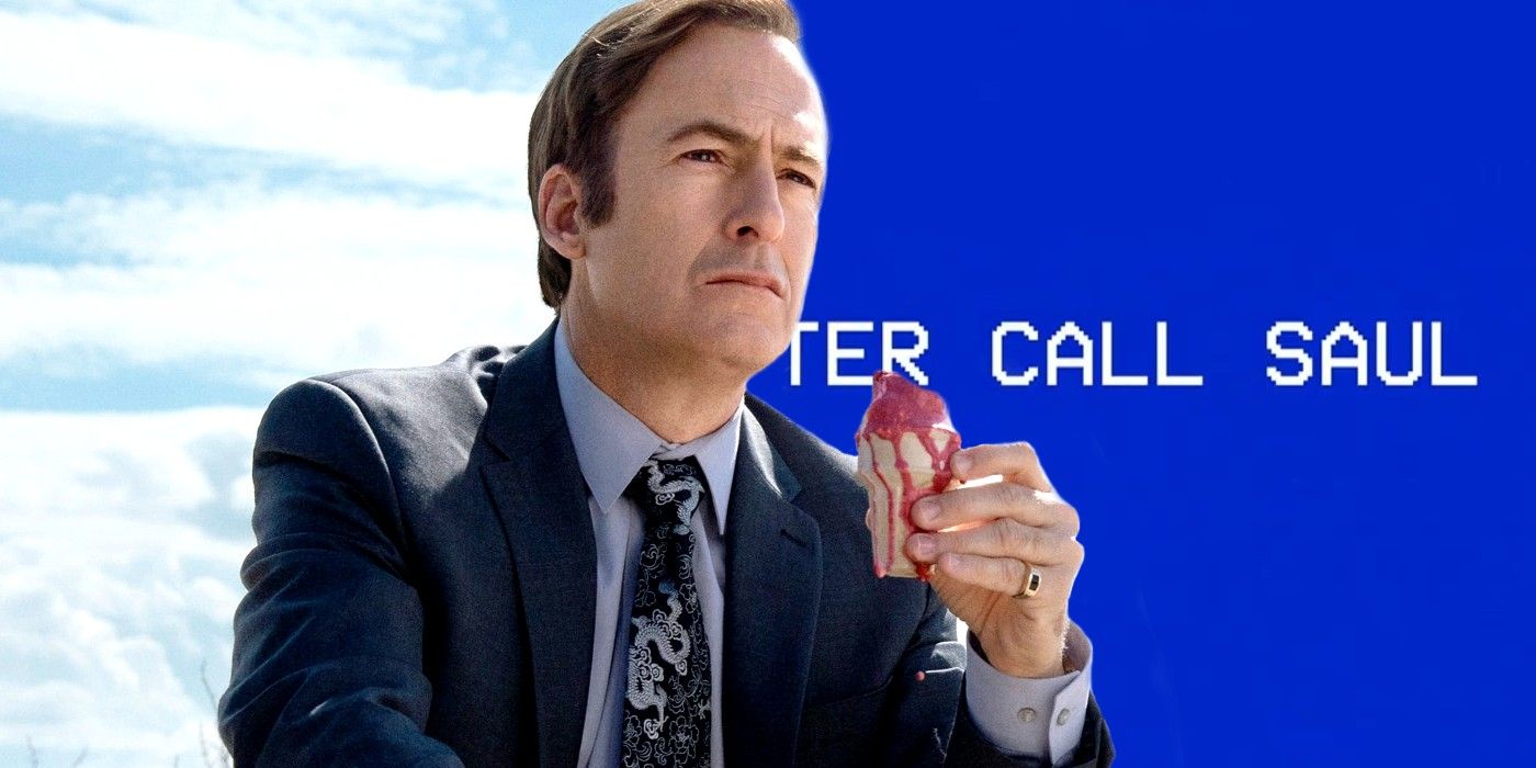 Bob Odenkirk as Jimmy McGill and season 6 episode 10 intro in Better Call Saul