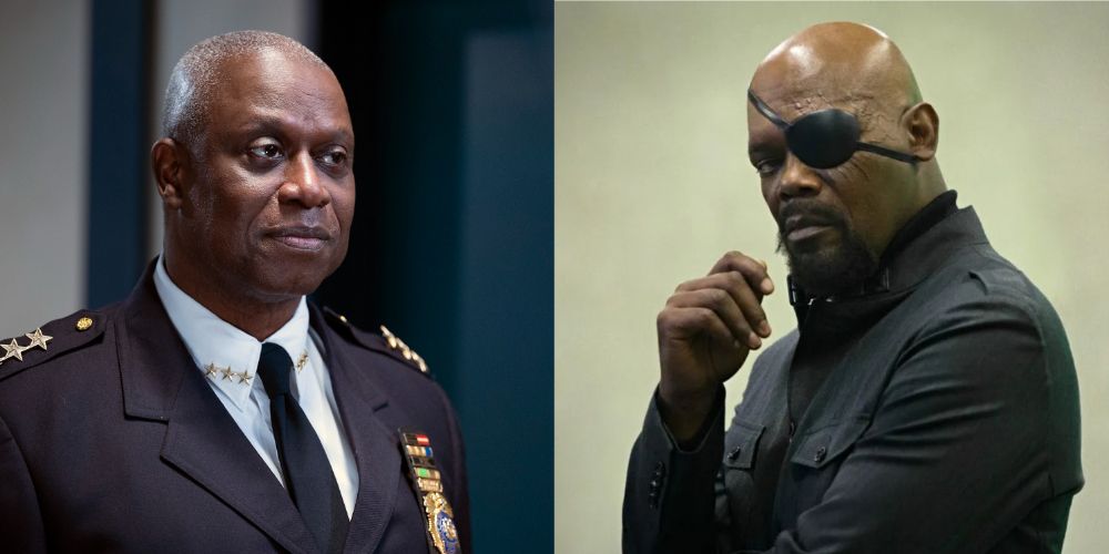 Raymond Holt from Brooklyn 99 and Nick Fury from the MCU