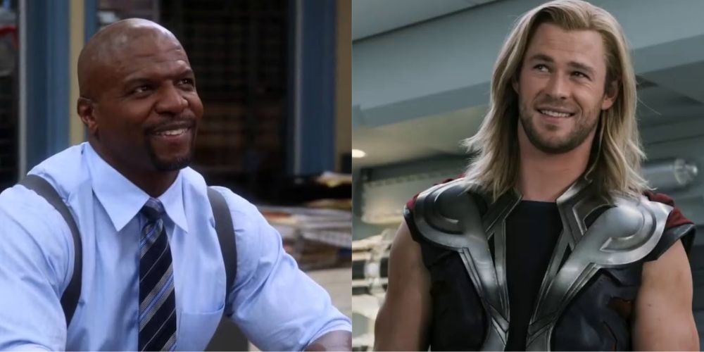 Terry from Brooklyn 99 and Thor from the MCU