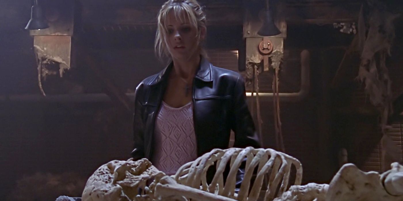 Buffy smashes skeleton when she was bad 1