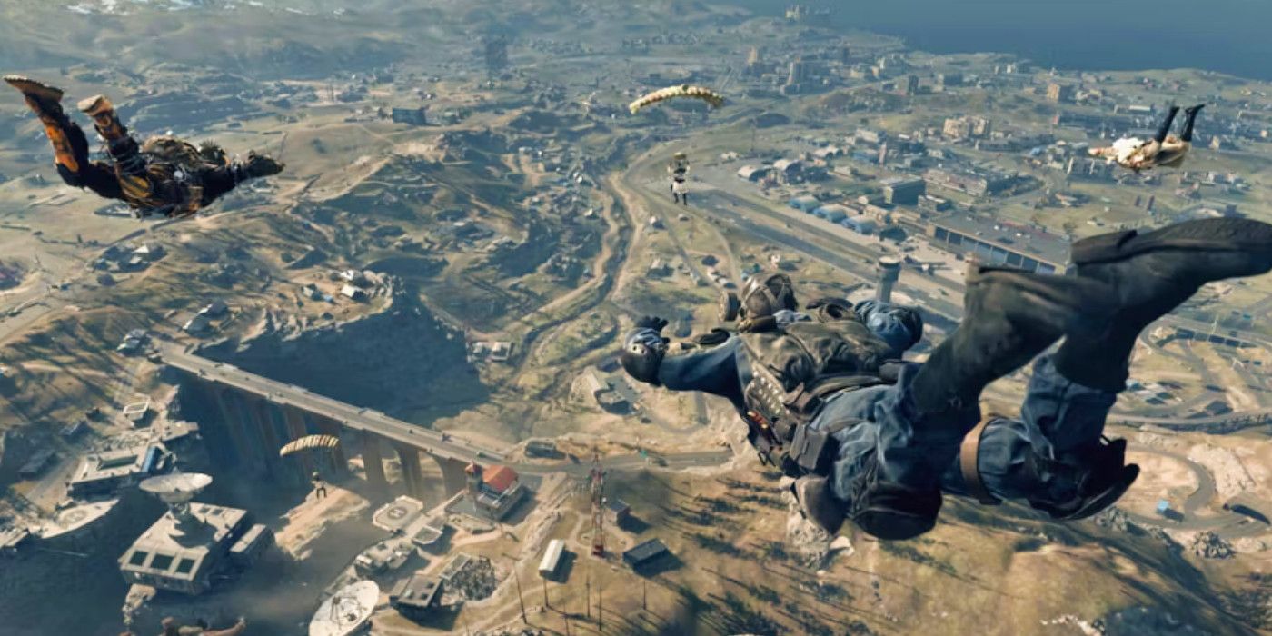 Call of Duty Warzone Pacific Jump Parachute Landing Map