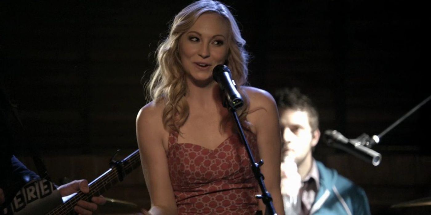 Candice singing in The Vampire Diaries