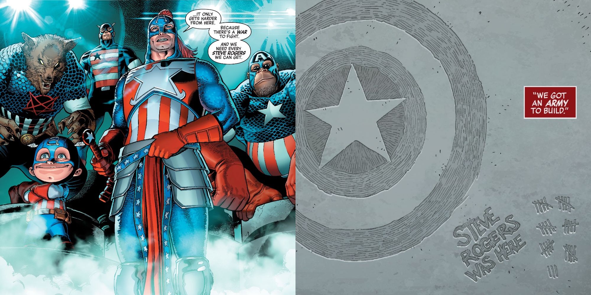 Captain America Army In Avengers Forever 7