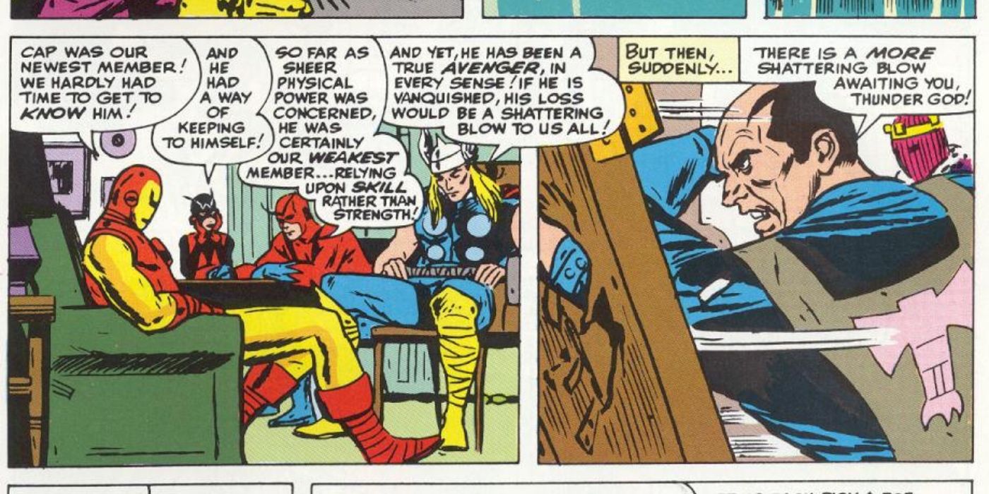 Captain America Weakest Avenger comic