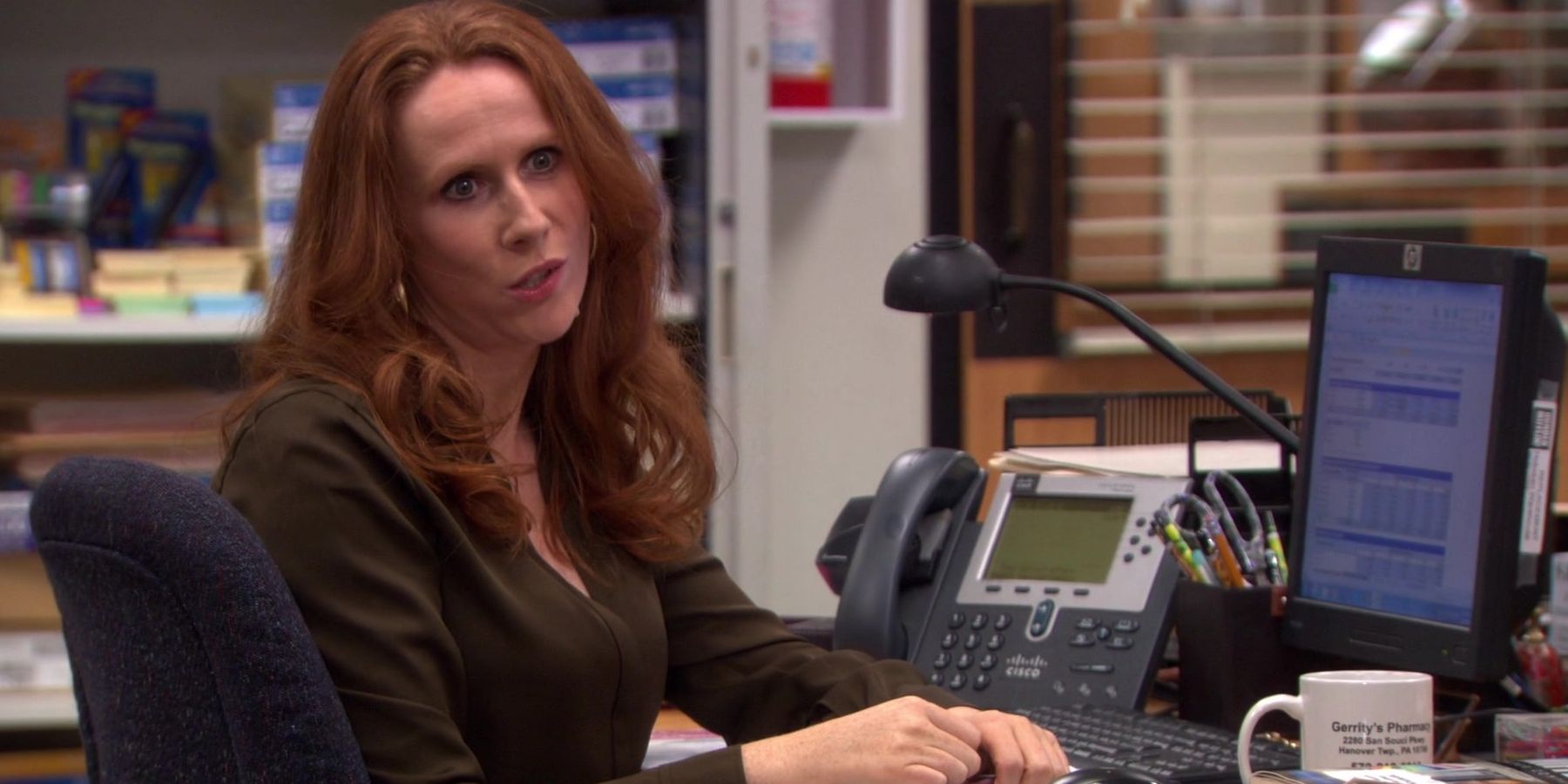 Catherine Tate as Nellie Bertram in the Office