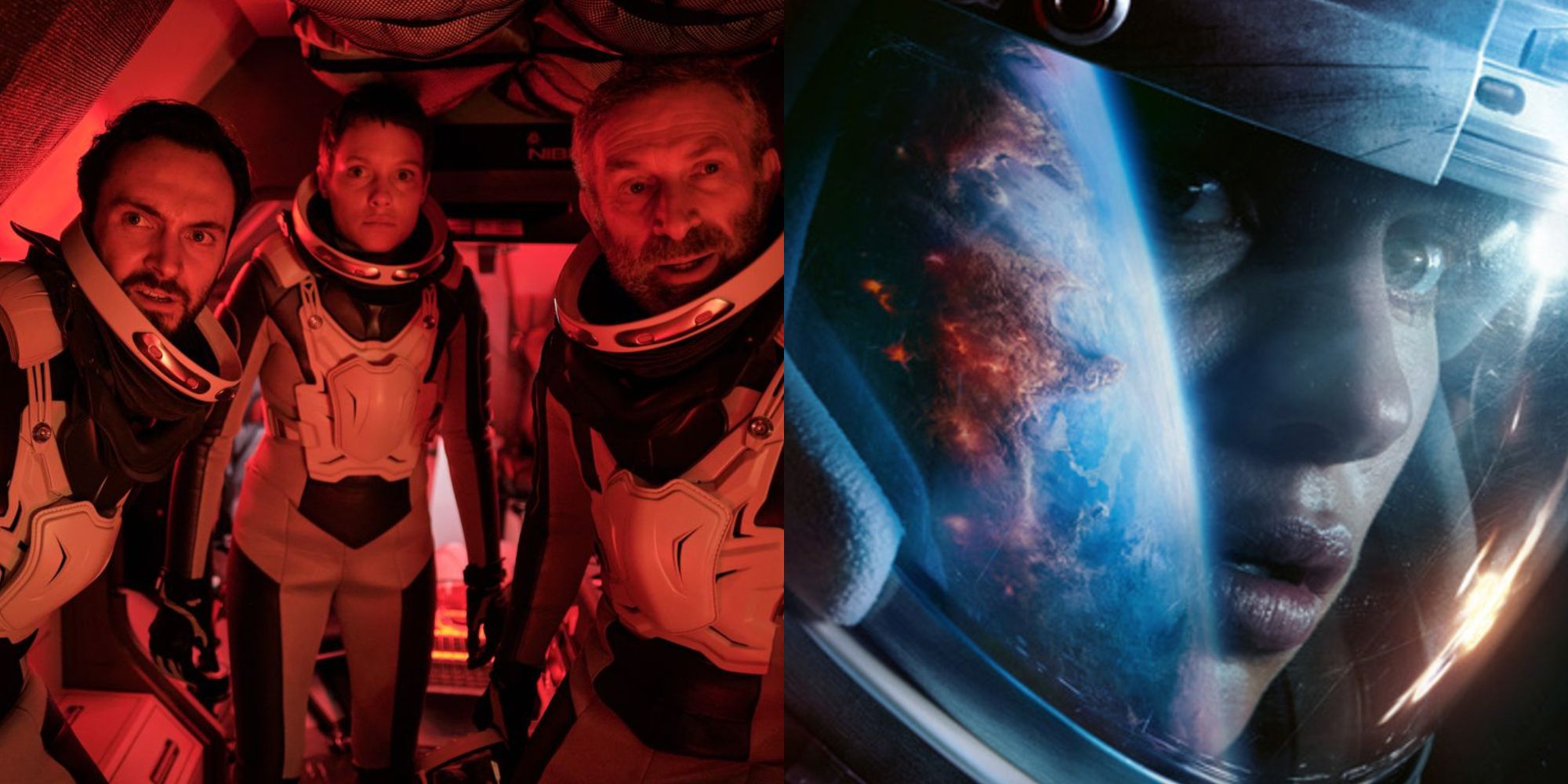 A split image showing characters from Rubikon