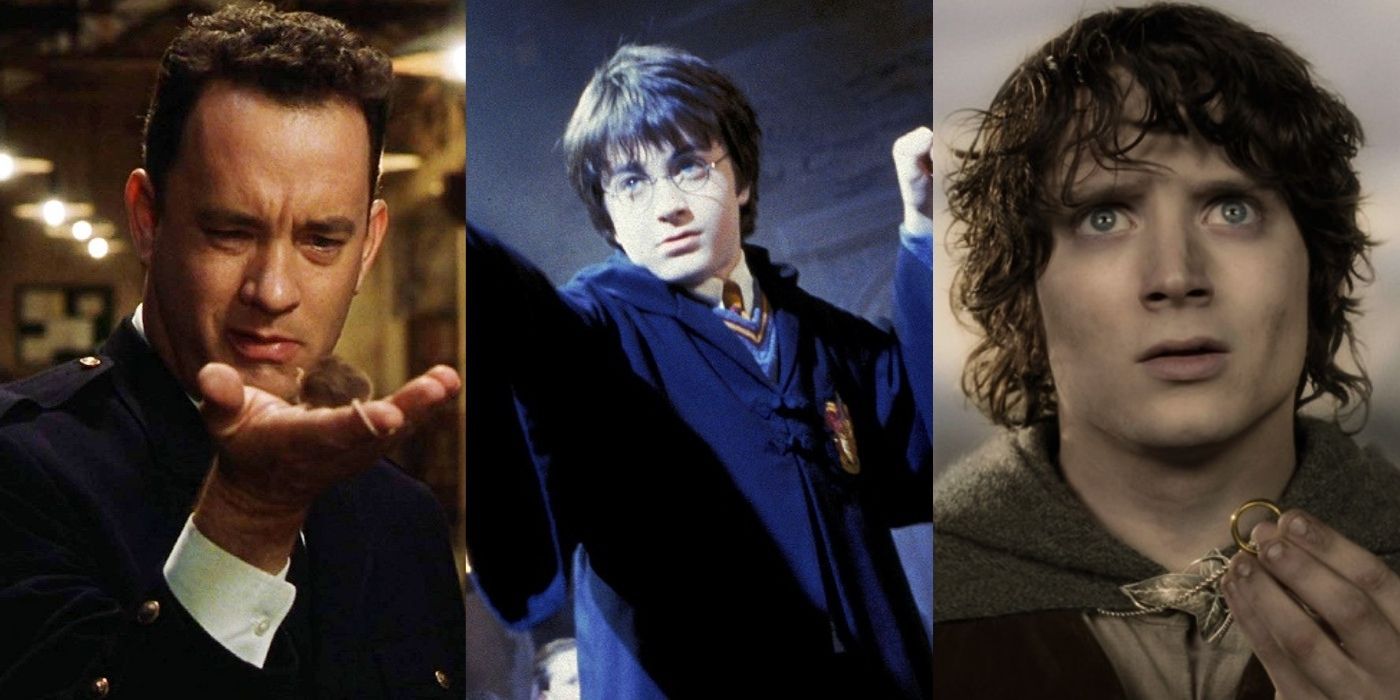Characters from The Green Mile, Harry Potter and the Sorcerer&rsquo;s Stone, and The Lord of the Rings The Two Towers