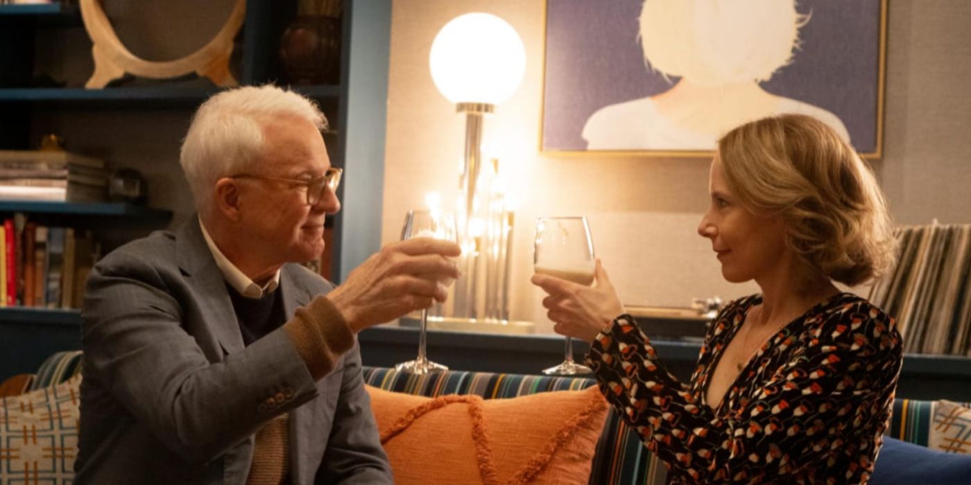 Charles and Jan Toasting Only Murders In The Building