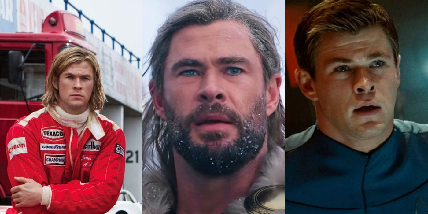 Chris Hemsworth in Rush, Thor, and Star Trek