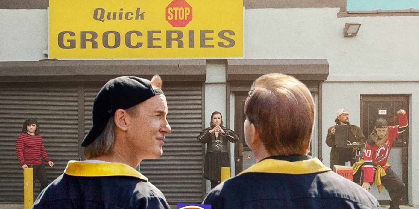 Randall and Dante on the poster for Clerks 3.