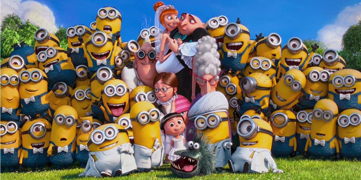 Gru and Lucy's wedding in Despicable Me 2