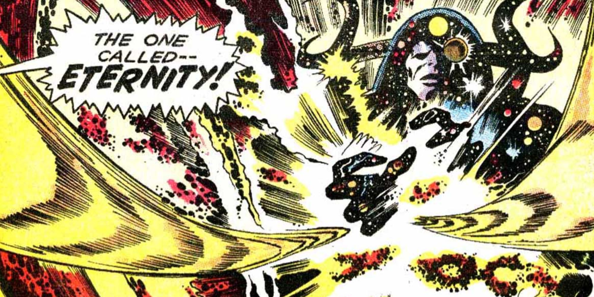 Eternity uses their powers in Marvel Comics.