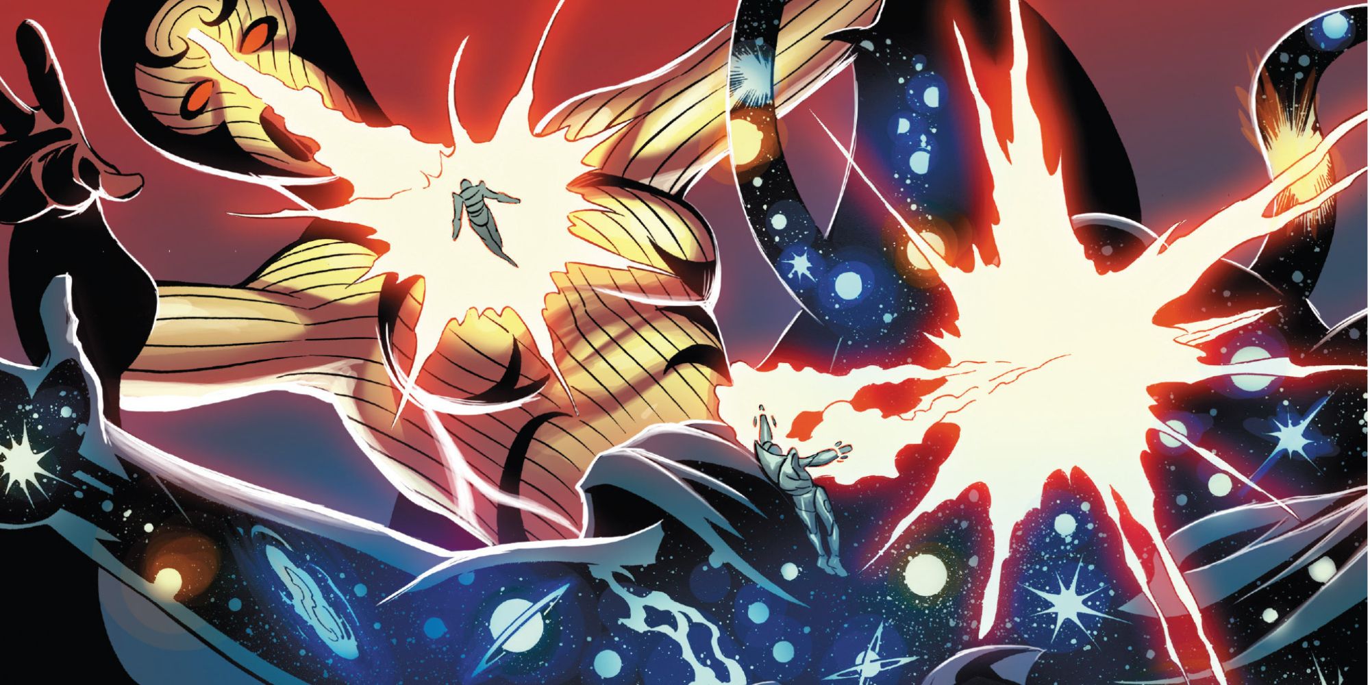 Beyonders kill Eternity and Infinity in Marvel Comics.