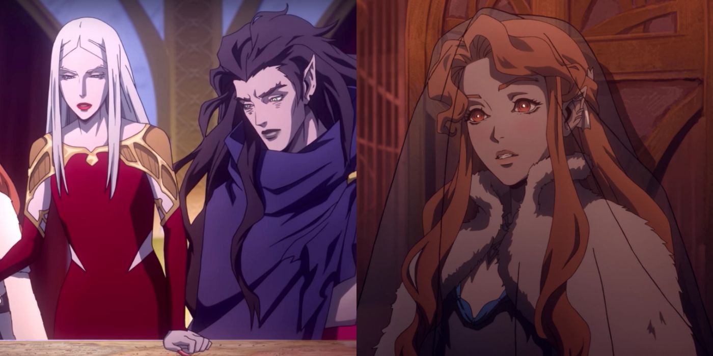 Split image of Castlevania characters