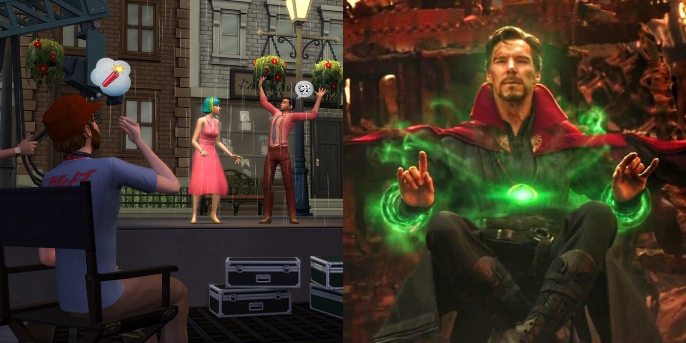 Sims 4 Acting Career and Doctor Strange in Infinity War