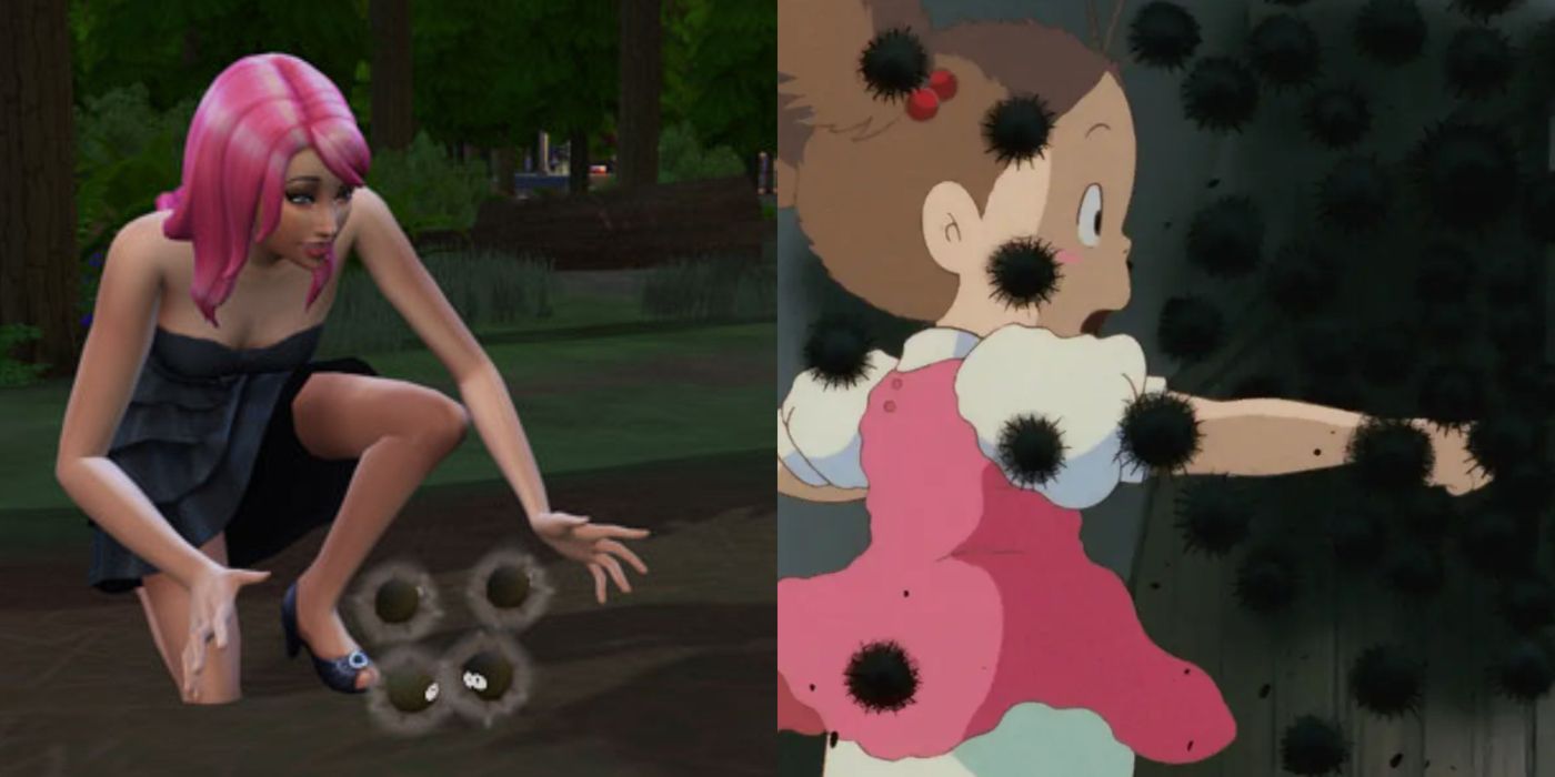 Sims 4 Outdoor Retreat Dust Spirits/Soot Sprites in My Neighbor Tortoro
