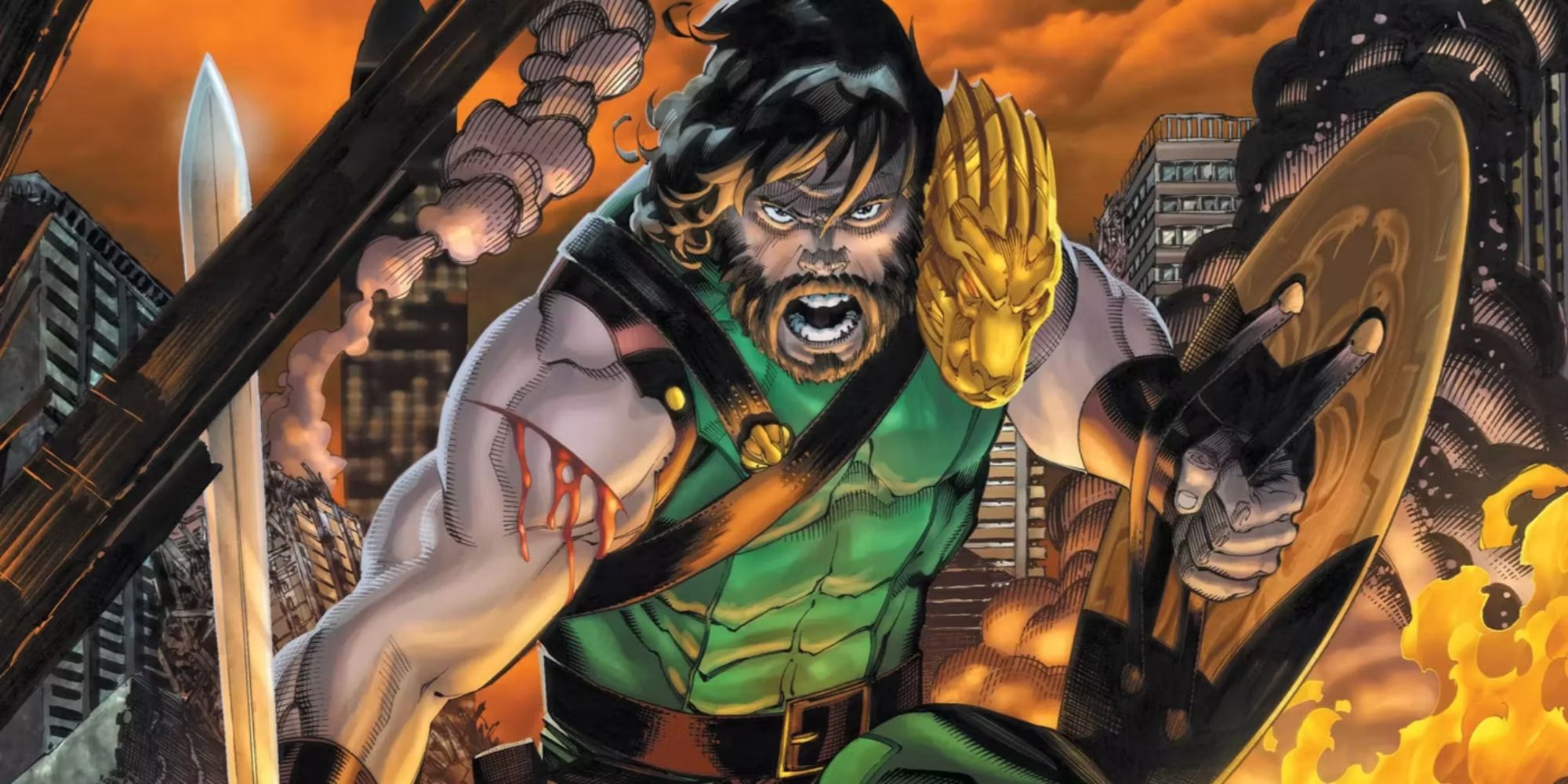 Hercules fighting in Marvel comics
