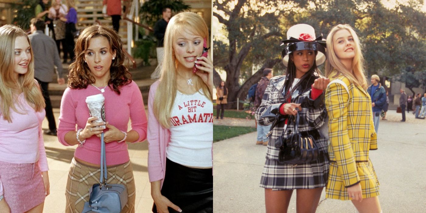 Split image of Mean Girls and Clueless