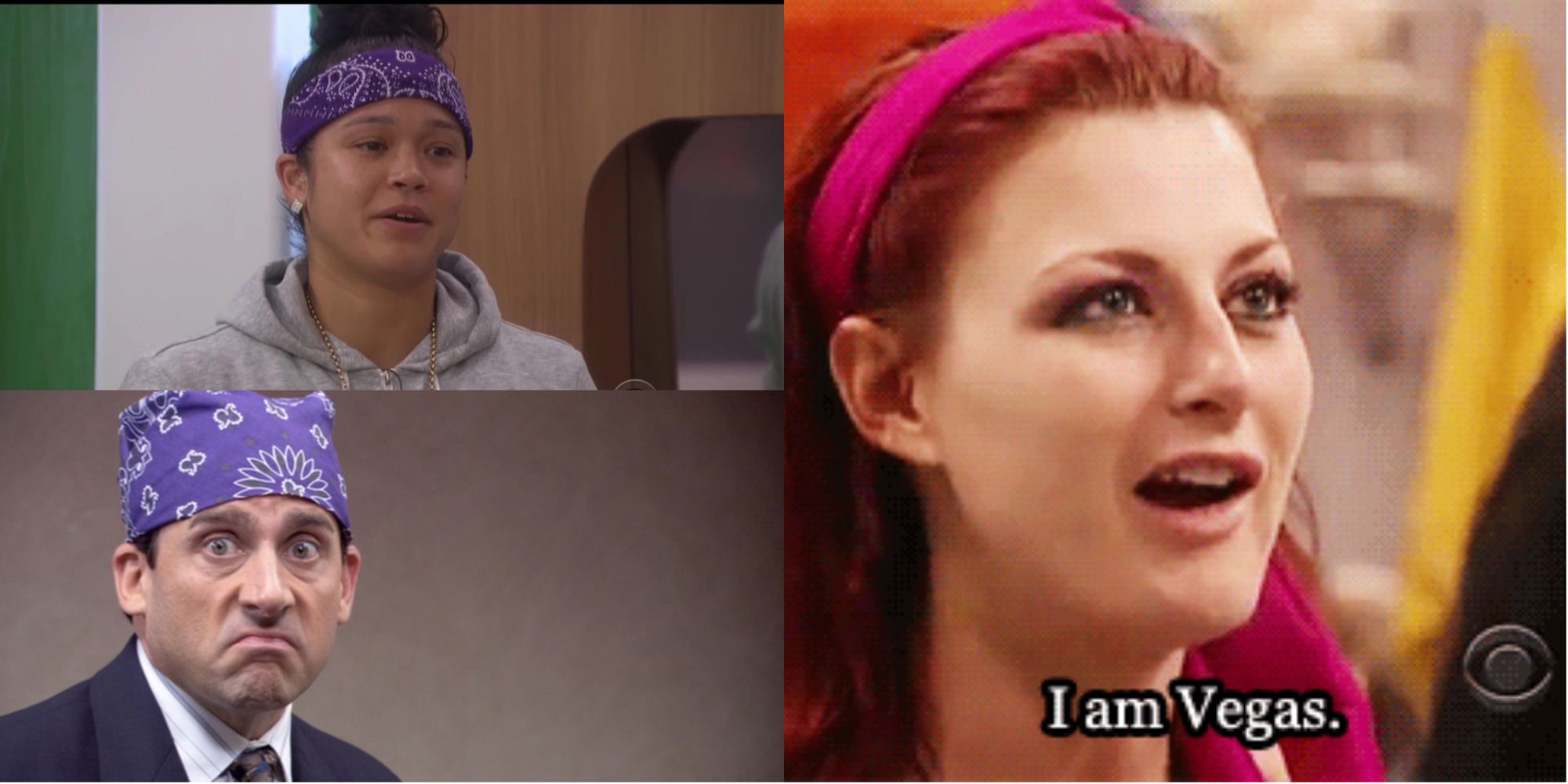 Memes about former Big Brother winners Kayce and Rachel
