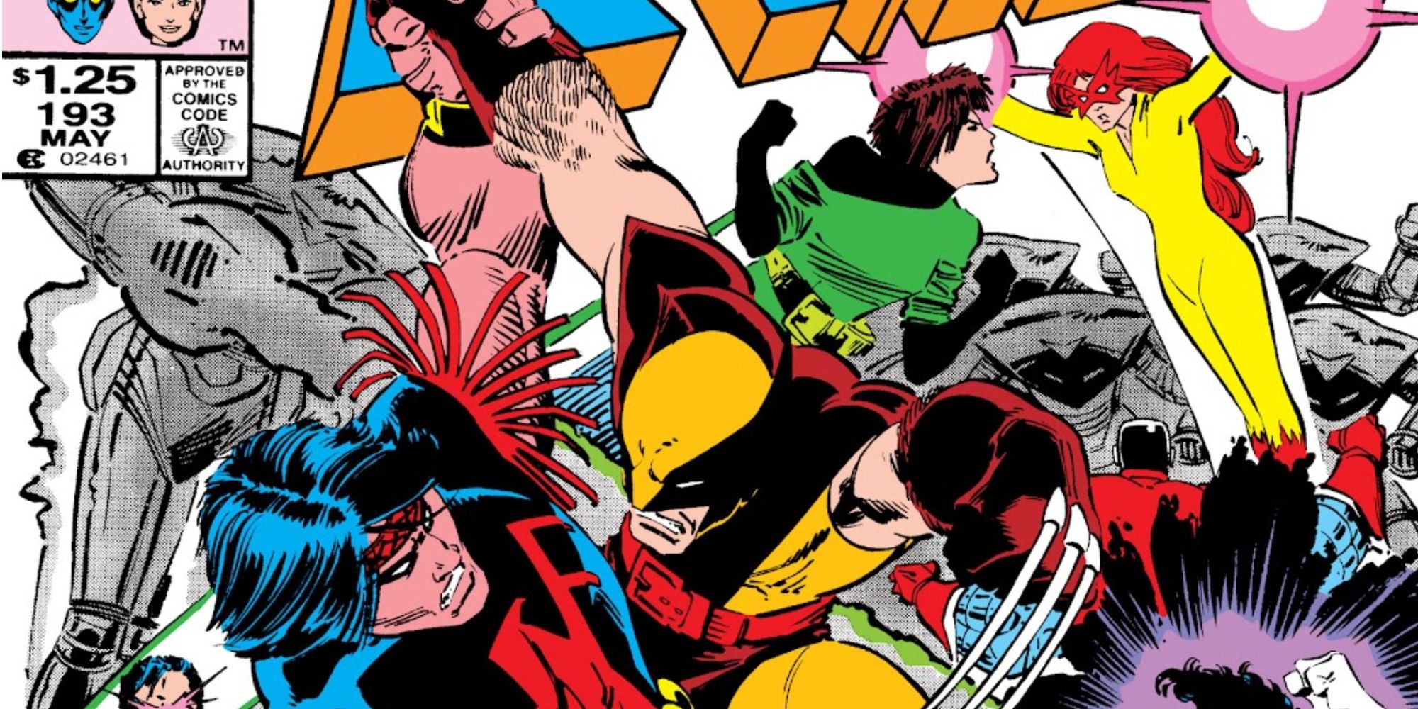 Firestar fights the X-Men in Marvel Comics.