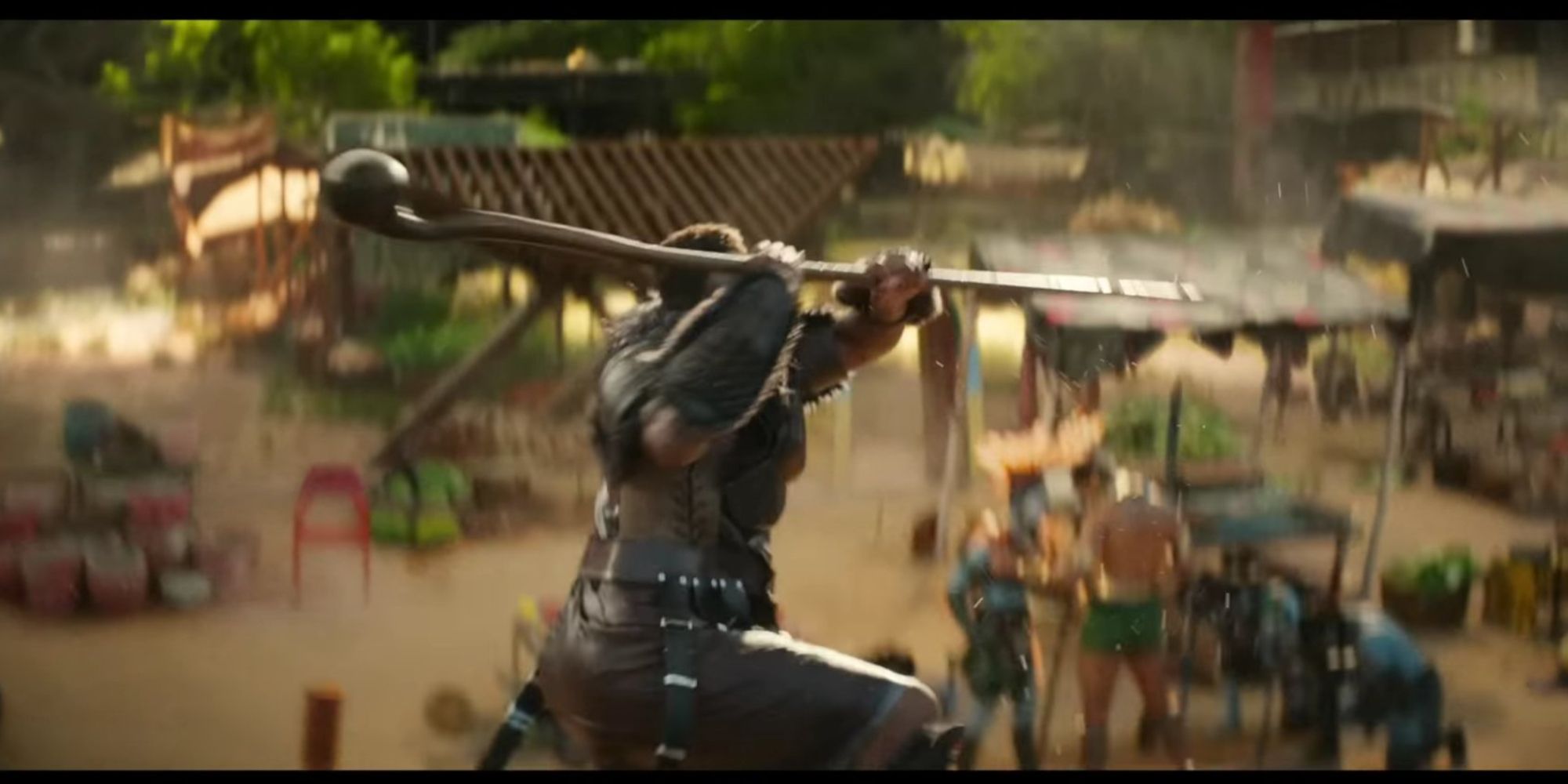 M'Baku Vs. Namor in Black Panther: Wakanda Forever trailer.