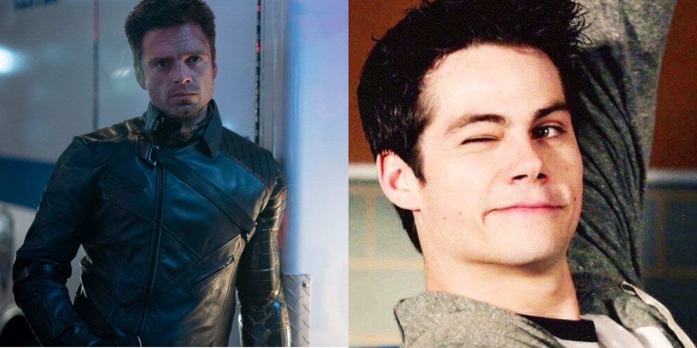 Split Image Bucky Barnes and Stiles From Teen Wolf